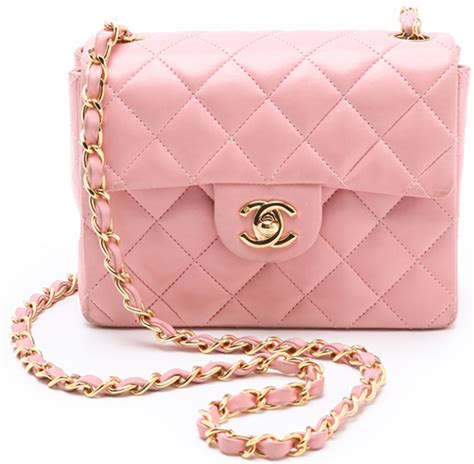 chanel vintage pink mini flap|Chanel classic flap new mini.